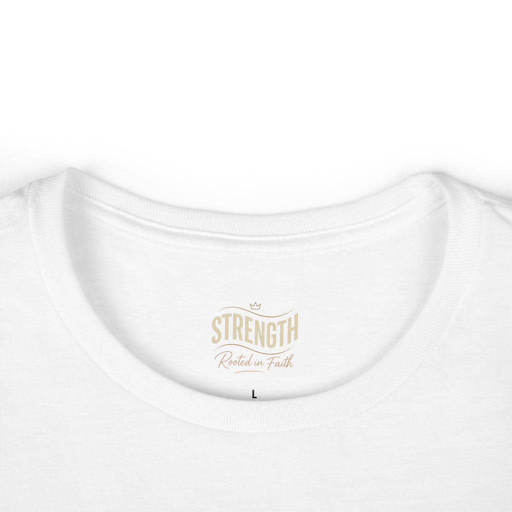Women's Tee Strength Resilience Rooted in Faith